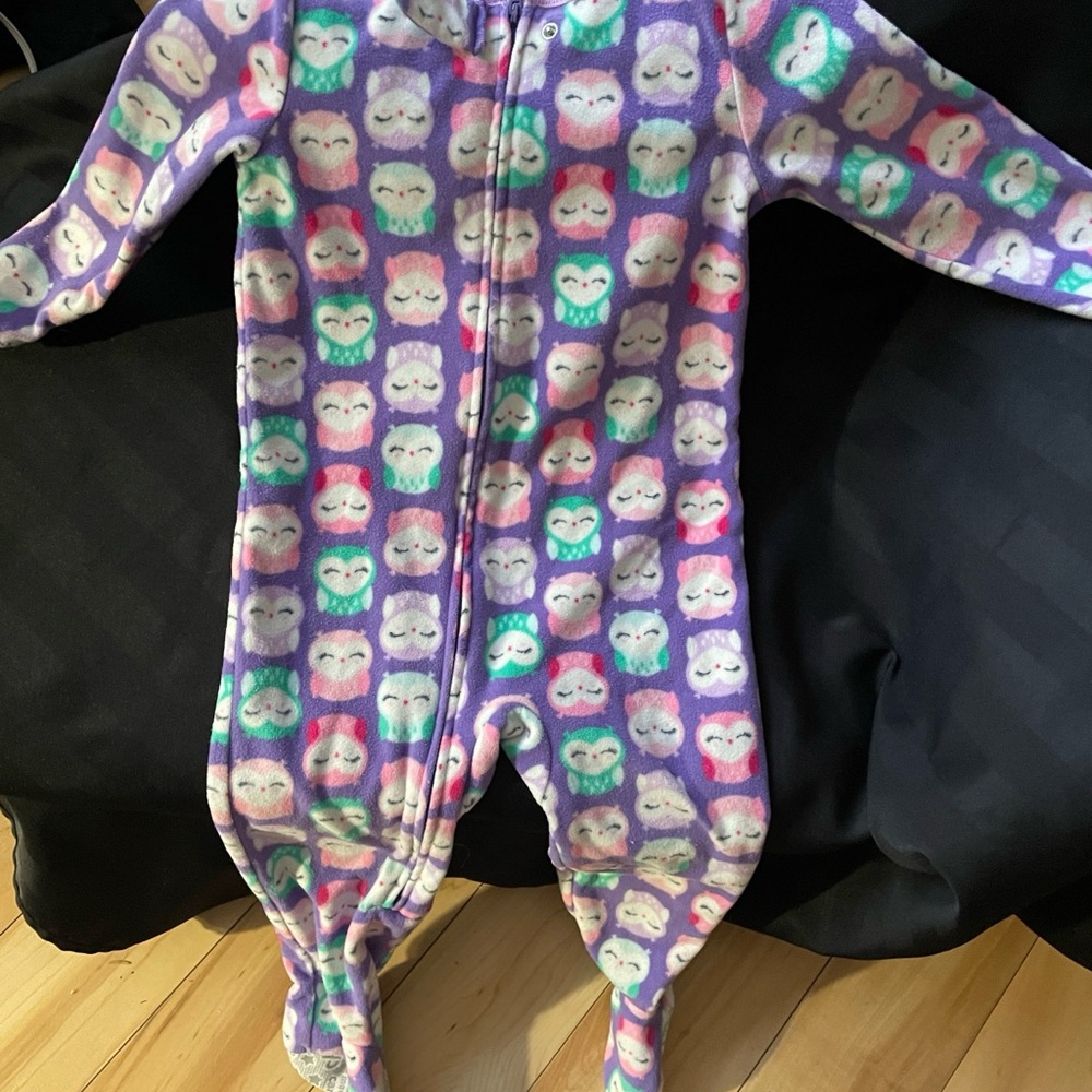 Multicoloured girls sleeper with owls